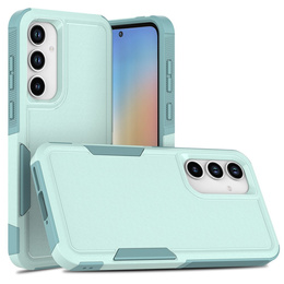 Бронированный чехол для Samsung Galaxy A56 5G, Dual Shockproof, зелёный
