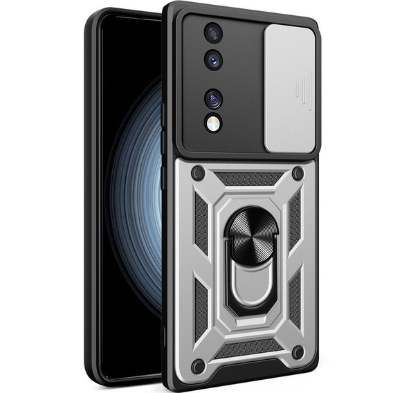 Чохол NOX Camera Slide Honor 70 5G, CamShield Slide, срібло