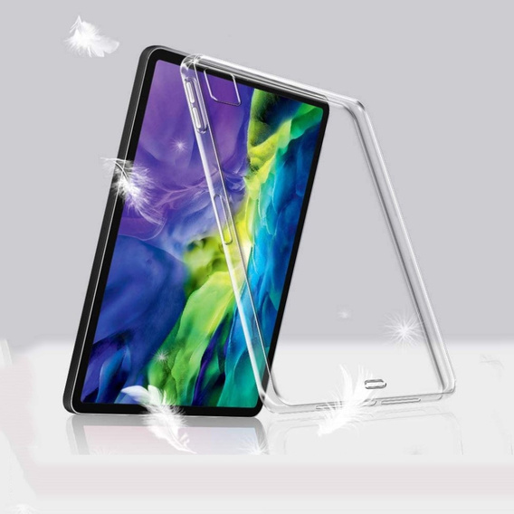Чехол для iPad Pro 12.9 2022 / 2021 / 2020 / 2018, силиконовый, прозрачный