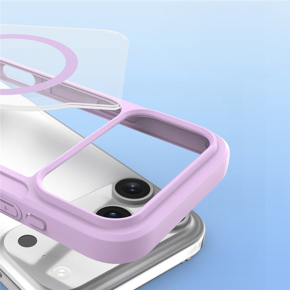 Чохол Dux Ducis для iPhone 17 Pro Max, Skin X Pro, з клапаном, на MagSafe, фіолетовий