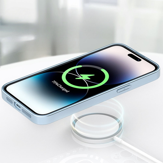 Чехол R-JUST SJ55 для iPhone 14 Pro Max, бронированный, для MagSafe, синий