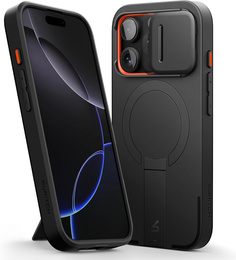 Чехол для iPhone 16 Pro, Suritch Shockproof, для MagSafe, чёрный