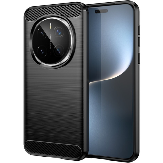 Чехол до Honor Magic 7 Pro, Carbon, чёрный