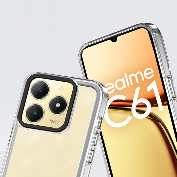Чoхол до Realme C61, Fusion Hybrid, прозорий