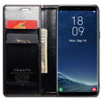 Флип-кейс CASEME для Samsung Galaxy S8, Waxy Textured, чёрный