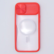 Чехол до iPhone 15 Pro, Slide Camera Magsafe, красный