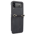 Чехол Leather Card Slots для Samsung Galaxy Z Flip3 5G, Black