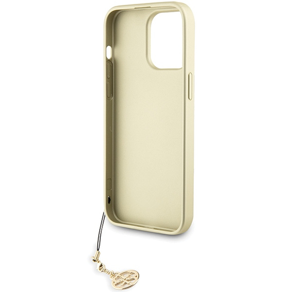 Чехол Guess 4G Charms с подвеской для iPhone 15 Pro
