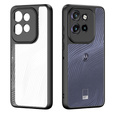 Чехол DuxDucis для Motorola Edge 50 Neo / Motorola ThinkPhone 25, Aimo case, прозрачный / черный