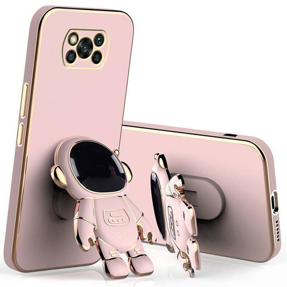 Чoхол до Xiaomi Poco X3 NFC / X3 Pro, Astronaut, рожевий rose gold