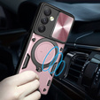 Бронированный чехол для Samsung Galaxy A54 5G, CamShield Slide, розовый rose gold