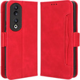 Откидной чехол для Honor 90, Card Slot, красный