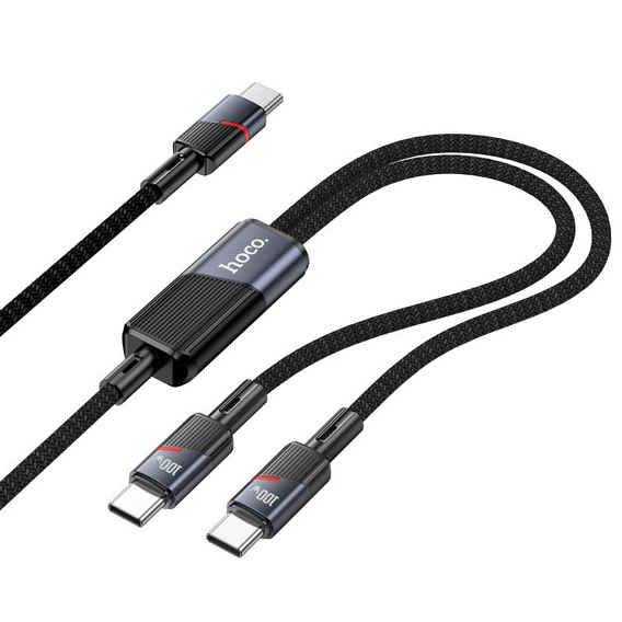 Адептер HOCO - USB-C TYPE-C на Lightning, Black