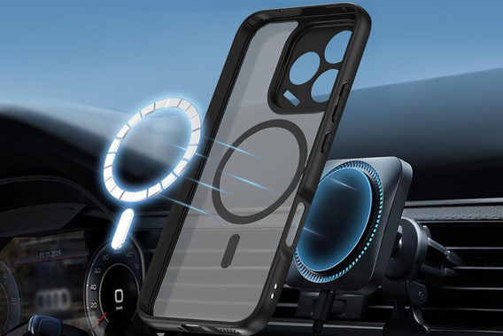 Чохол для Honor 400 Lite, для MagSafe, ERBORD Matt Case, чорний