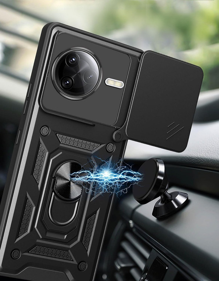 Чехол NOX Camera Slide Xiaomi Poco F7 Ultra, CamShield Slide, чёрный