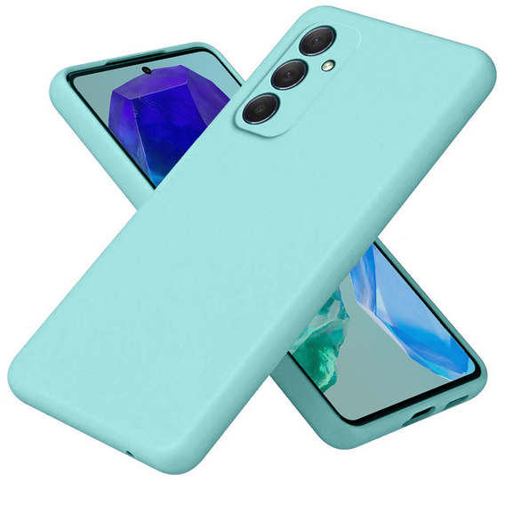 Чехол до Samsung Galaxy M55 5G, Silicone Lite, синий
