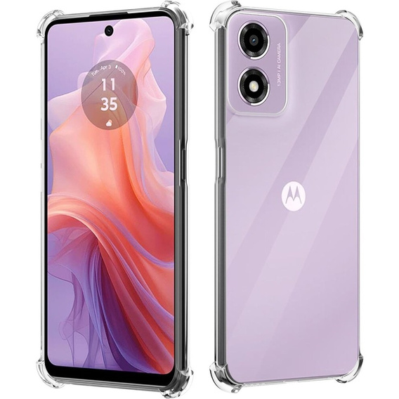 Чoхол до Motorola Moto E14, Dropproof, прозорий