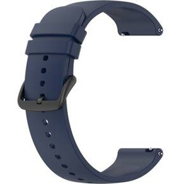 Силиконовый ремешок 20mm, Midnight Blue/Black Buckle