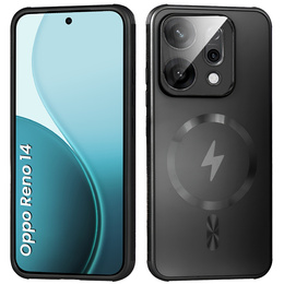 Чехол для Oppo Reno 14, для MagSafe, с защитой камеры, черный