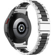 Браслет Stainless для  Samsung Galaxy Watch 4 / 4 Classic - Silver/Black
