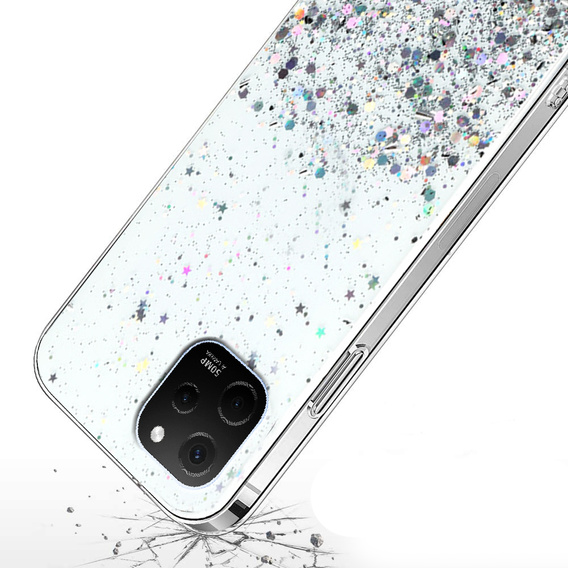 Чoхол до Huawei Nova Y61, Glittery, прозорий