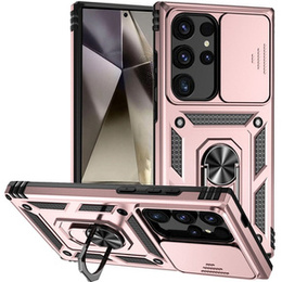 Чехол NOX Camera Slide Samsung Galaxy S24 Ultra, CamShield Slide, розовый rose gold