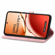 Чохол-книжка для Oppo Reno 12FS / 12F, Mandala, рожевий rose gold