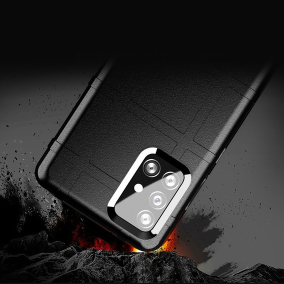 Чехол до Samsung Galaxy A72 5G, Rugged Shield, чёрный