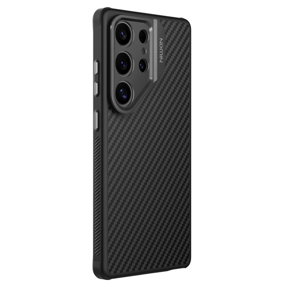 Чохол для Samsung Galaxy S25 Ultra, броньований Nillkin, Carboprof Case, для Magsafe, чорний