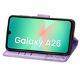 Откидной чехол для Samsung Galaxy A26, Butterfly, фиолетовый