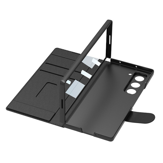 Чехол-кошелек с клапаном черный для Samsung Galaxy Z Fold 7 5G