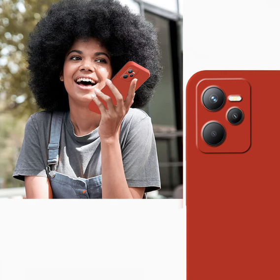 Чoхол до Realme C35, Silicone Lite, червоний