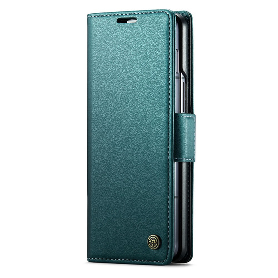 CASE фліп-чохол для Samsung Galaxy Z Fold6 5G, Litchi Wallet, зелений
