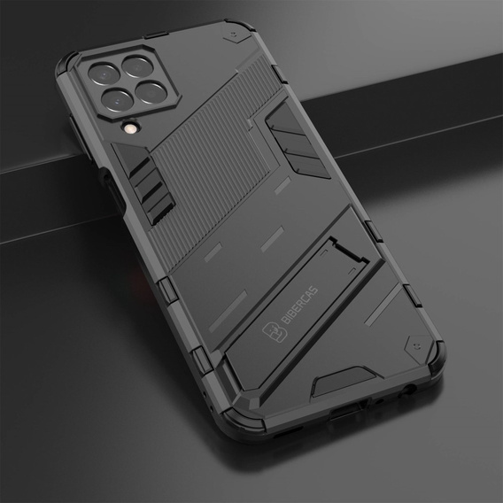 Чехол для Samsung Galaxy M33 5G, Military kickstand, чёрный