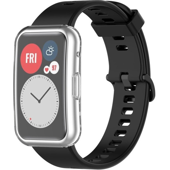 Чехол с крышкой из TPU для Huawei Watch Fit, Clear