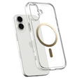 Spigen Чехол для iPhone 17, Ultra Hybrid MagSafe, прозрачный/золотой