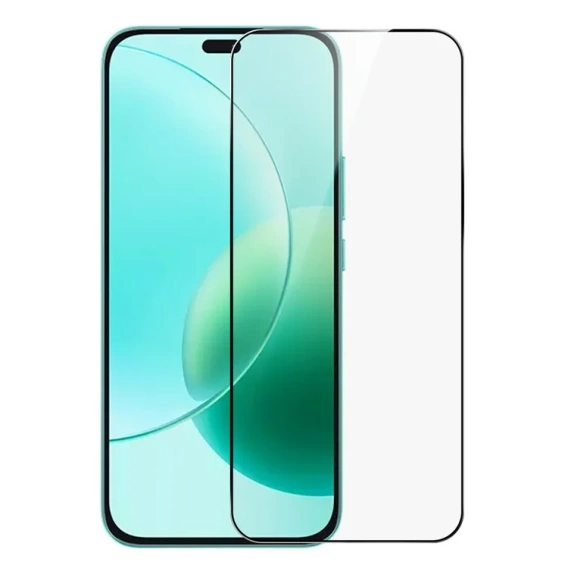 3D загартоване скло для Honor 400 Lite, чорна рамка