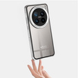 Чехол для Vivo X200 Pro 5G, Magnetic Dual Glass, серебряный