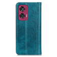 Флип-кейс для Motorola Edge 50 Fusion 5G, Split Leather, зелёный