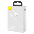 BASEUS Wisdom Kaбель Lightning 1.5M/2.4A (2 sztuki) - White