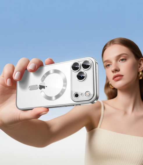 Магнитный чехол с защитой объектива для iPhone 17 Pro Max