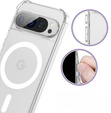 Чoхол до Google Pixel 9 / 9 Pro, Dropproof MagSafe, прозорий