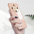 Чехол для Honor Magic 6 Lite 5G, Glamour CamShield, розовый rose gold