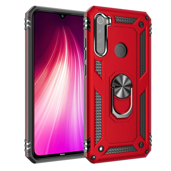 Броньований Чoхол до Xiaomi Redmi Note 8T, Nox Case Ring, червоний