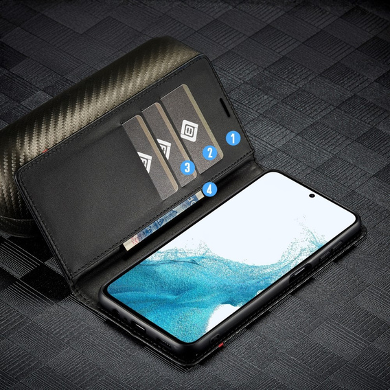 Чехол-накладка для Samsung Galaxy S25, Carbon LC.IMEEKE, чёрный