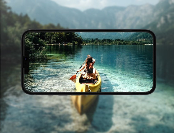 Загартоване скло з монтажною рамкою SPIGEN Alm Glass FC iPhone 13 / 13 Pro / 14, Black (2 шт.)