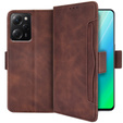 Футляр з клапаном для Xiaomi Poco X5 Pro 5G, Card Slot, коричневий