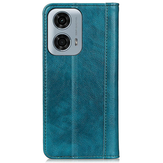 Чoхол до Motorola Moto G24 / G24 Power / G04, Wallet Litchi Leather, м'яти
