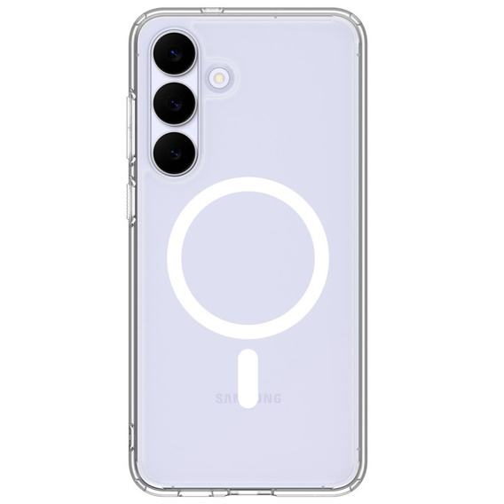 Гибридный чехол Spigen Ultra Hybrid MagSafe для Samsung Galaxy S25 Ultra, прозрачный / белый