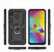 Бронированный Чехол до Samsung Galaxy A20E, Nox Case Ring, чёрный